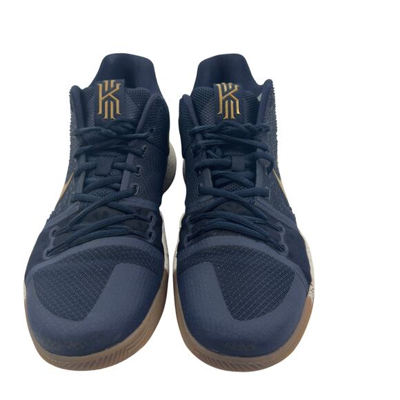 Nike Kyrie 3 G's Obsidian Gold Summit White Midtop Sneakers Men's Size 11 - Picture 2 of 11